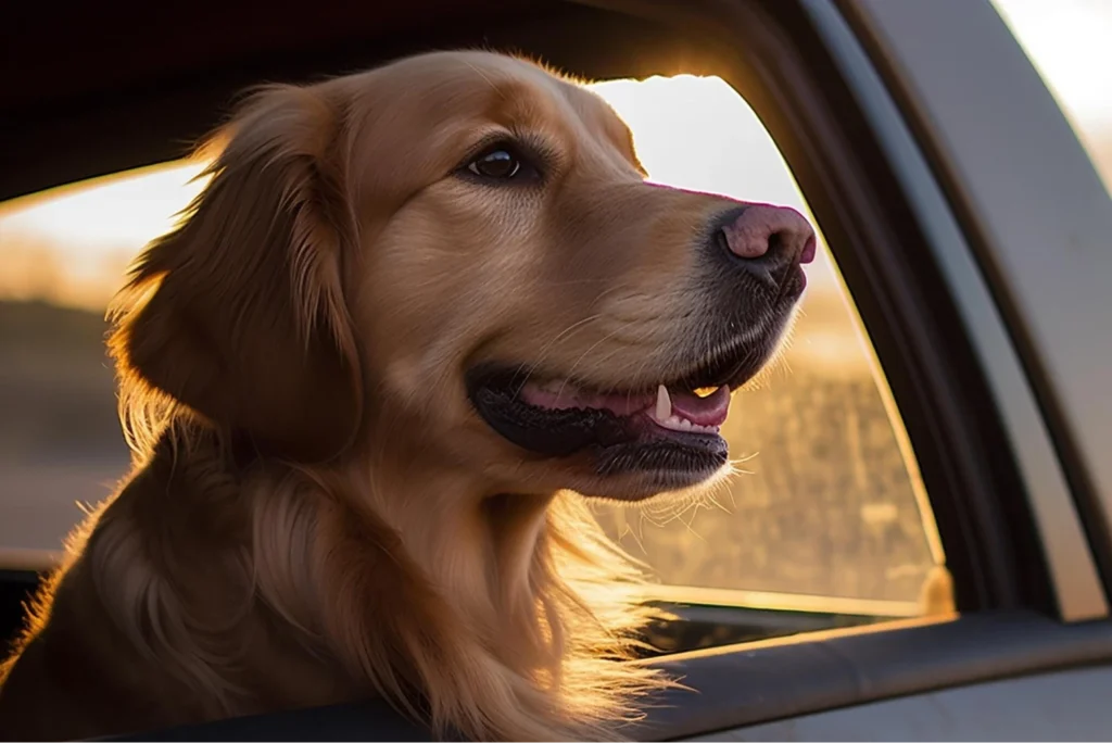 Chevrolet Silverado Dog Car Seat Belt for Golden Retrievers