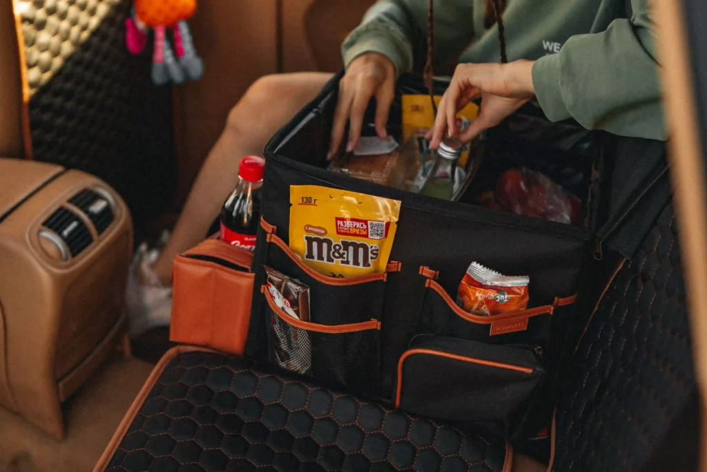 backseat organizer with tray