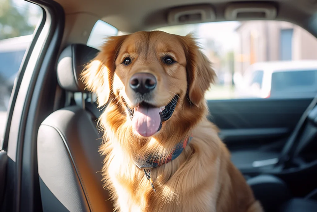 Chevrolet Silverado Dog Car Seat Belt for Golden Retrievers